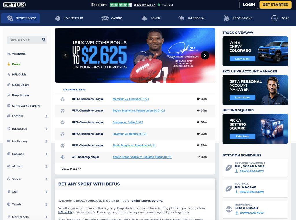 BetUS Offshore Sports Betting Site