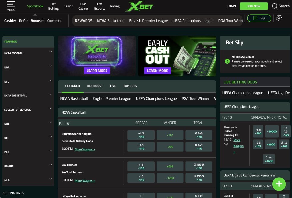 Xbet Online Sports Betting Site